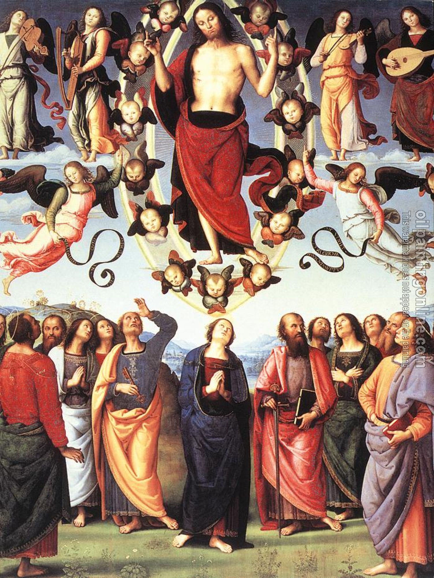 Perugino, Pietro - The Ascension of Christ